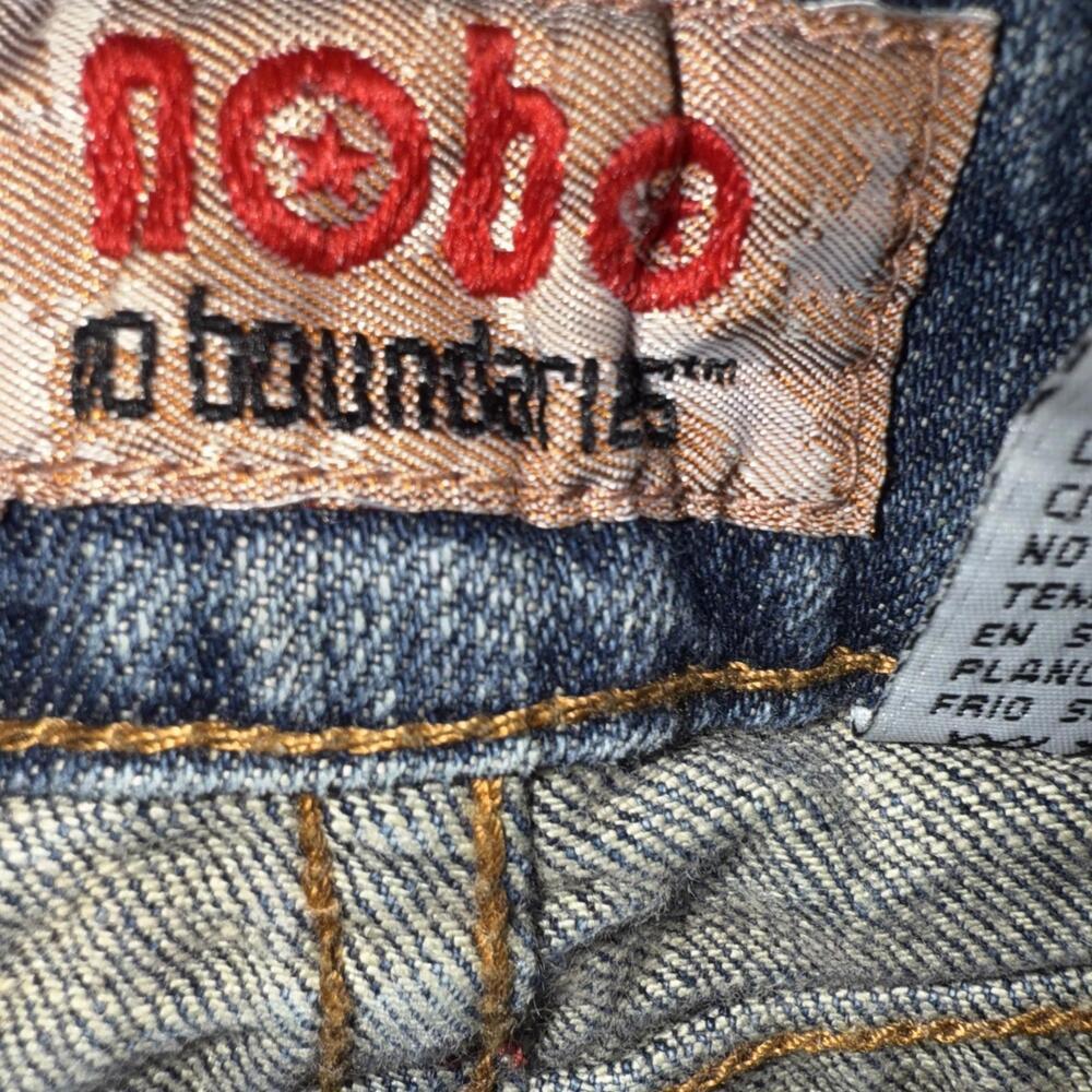 Vintage Y2K Nobo No Boundaries Denim Cowgirl Equestrian Embroidered Mini Skirt 5 - Picture 15 of 15